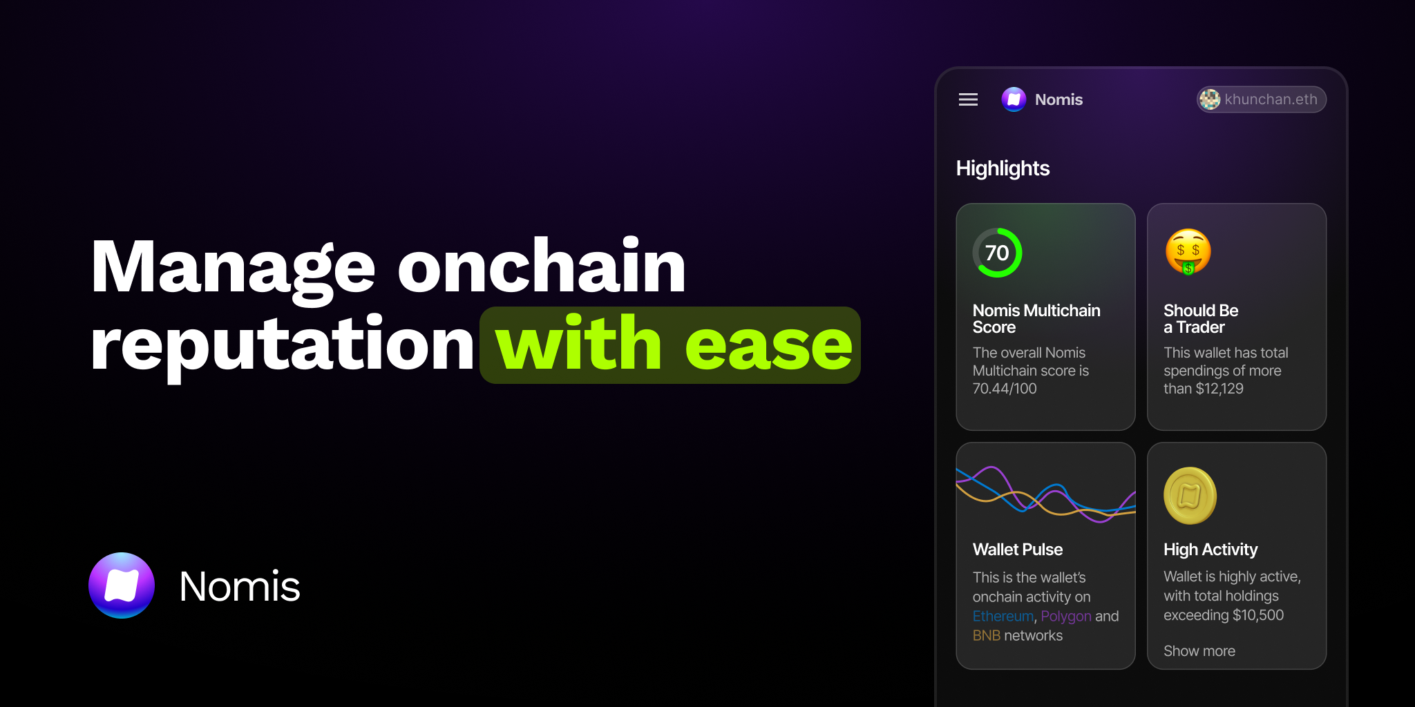 Nomis Protocol | Onchain Reputation and Decentralized Identity Protocol
